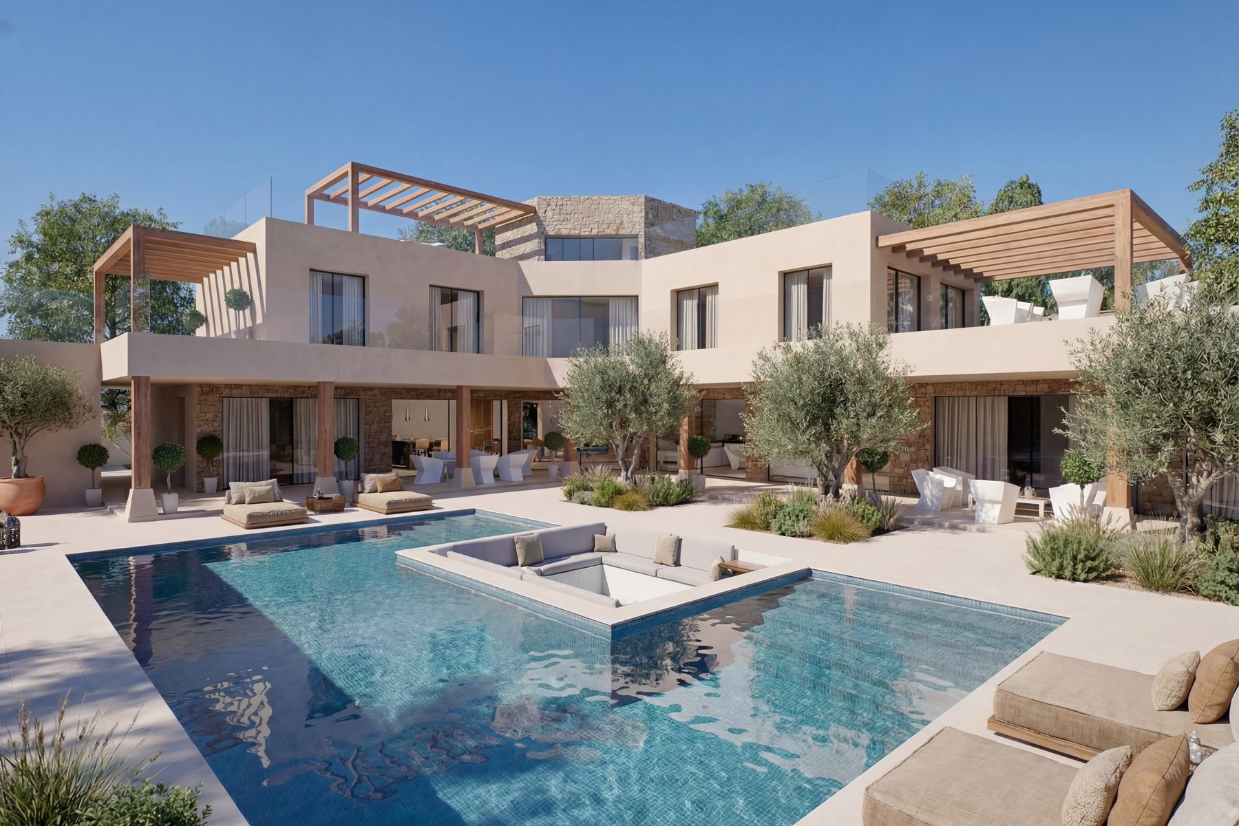 Altea Hills exterior after visualisation