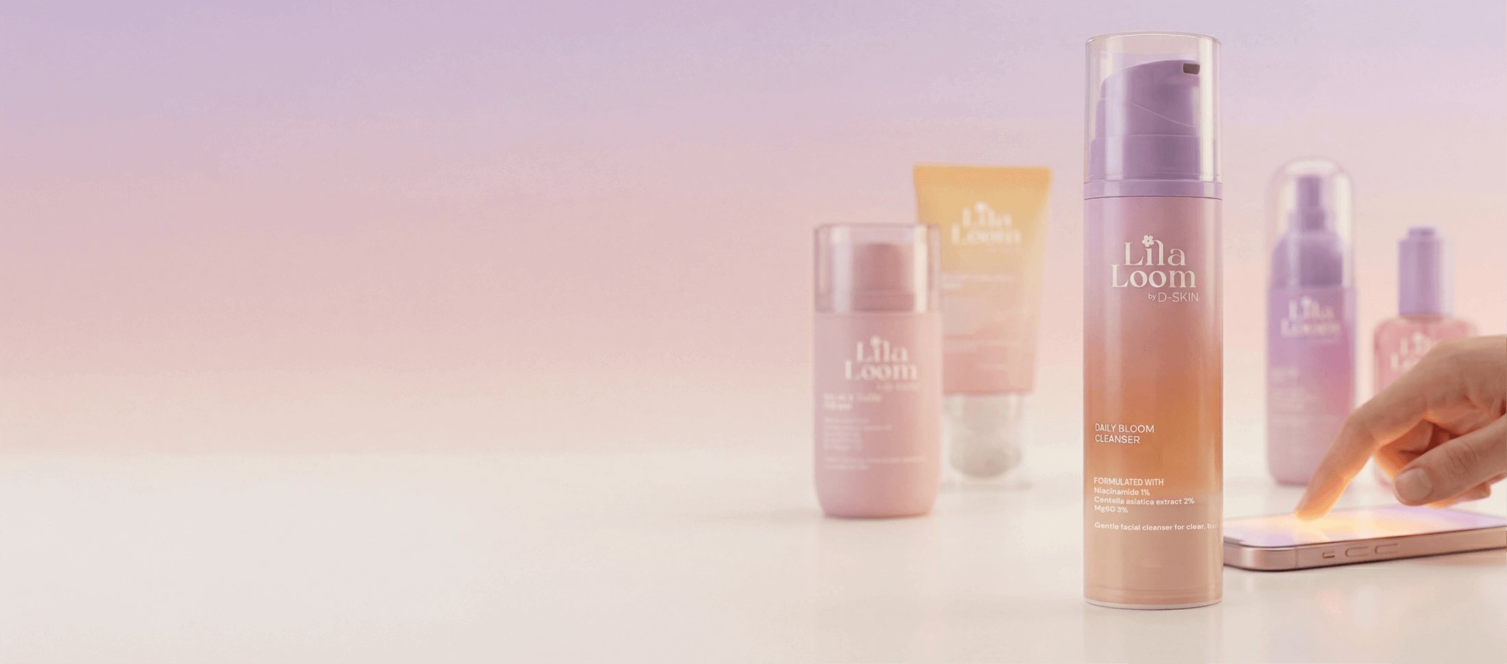 Lila Loom skin advice banner
