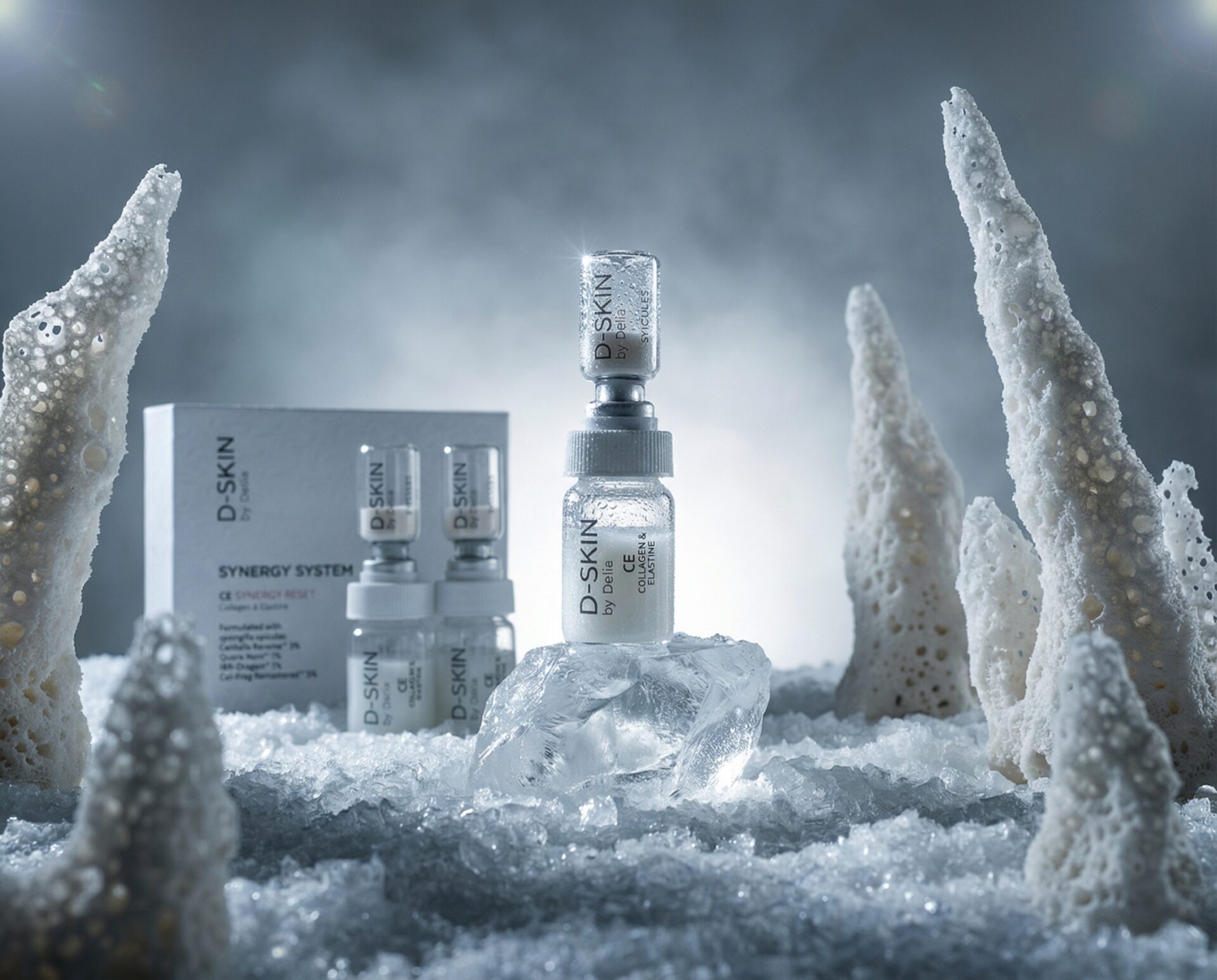 D-SKIN CE Synergy Reset in a sculpted ice environment